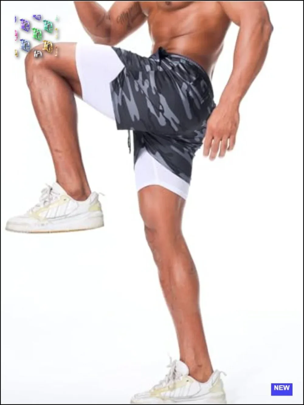 Men's 2-in-1 Running Workout Shorts, 7
